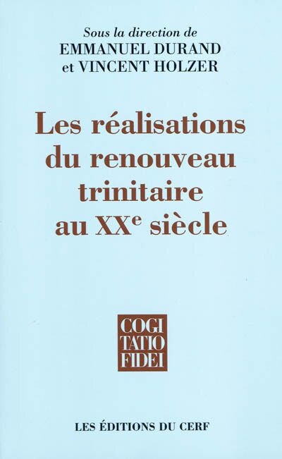 Couverture_Les réalisations du renouveau trinitaire au XXe siècle