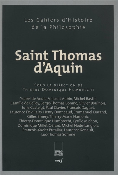 Front cover_Saint Thomas d'Aquin