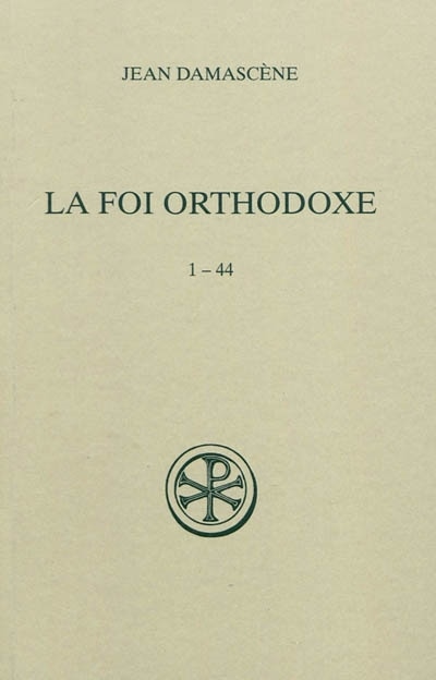 Front cover_La foi orthodoxe. 1-44