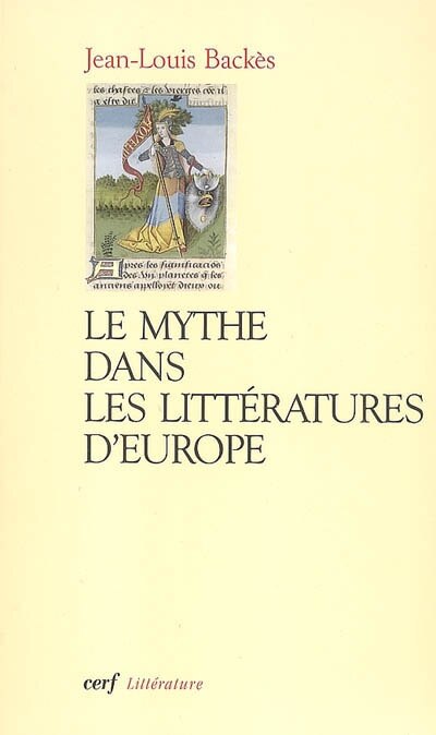 Front cover_Le mythe dans les littératures d'Europe