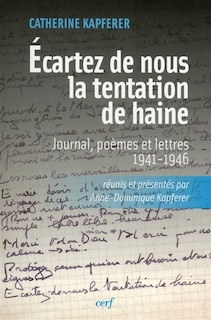 Front cover_Ecartez de nous la tentation de haine