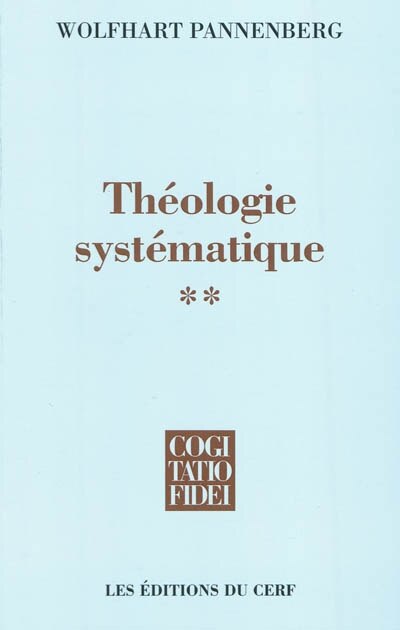 Front cover_Théologie systématique, Vol. 2