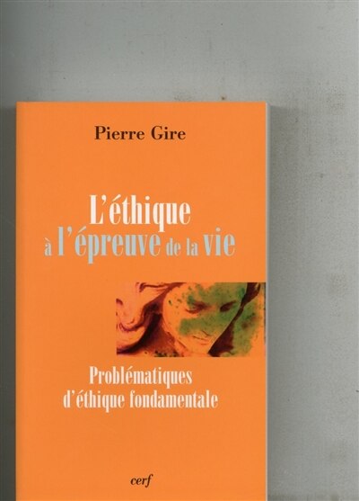 Couverture_L' éthique à l'épreuve de la vie