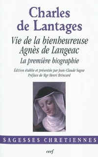 Front cover_Vie de la bienheureuse Agnès de Langeac