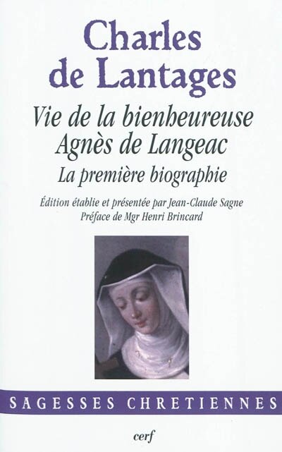 Front cover_Vie de la bienheureuse Agnès de Langeac