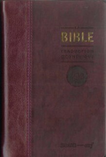 Front cover_La Bible- Traduction Oecumenique- Notes Essentielles, Similicuir Bordeaux