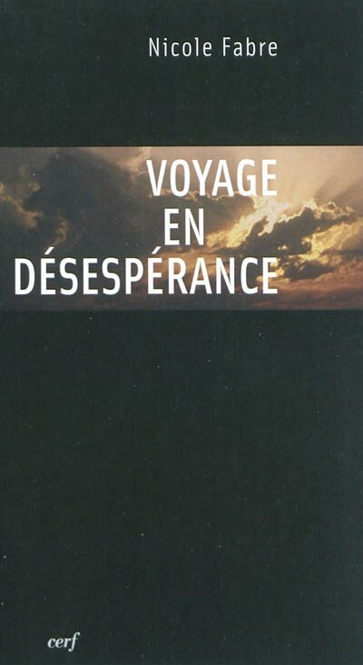Front cover_Voyage en désespérance