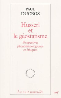 Front cover_Husserl et le géostatisme