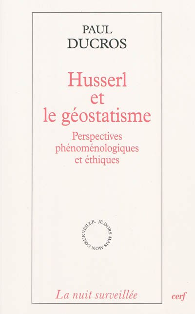 Front cover_Husserl et le géostatisme