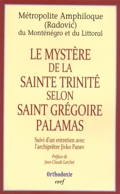 Front cover_Le mystère de la Sainte Trinité selon saint Grégoire Palamas