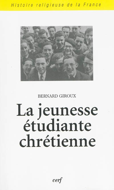 Couverture_La Jeunesse étudiante chrétienne