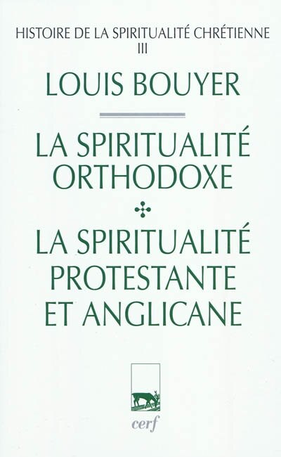 Front cover_La spiritualité orthodoxe et la spiritualité protestante et anglicane