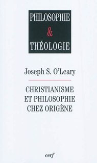 Front cover_Christianisme et philosophie chez Origène