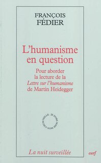 Front cover_L' humanisme en question