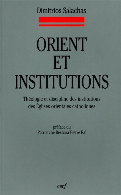 Front cover_Orient et institutions