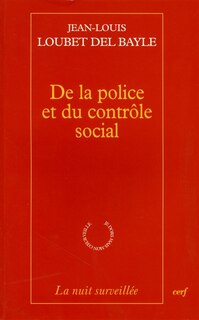 Front cover_De la police et du contrôle social