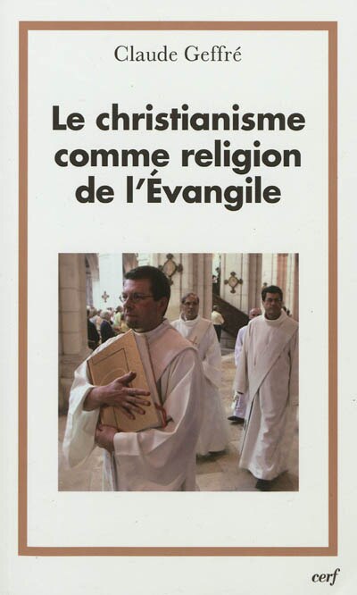 Couverture_Le christianisme comme religion de l'Evangile