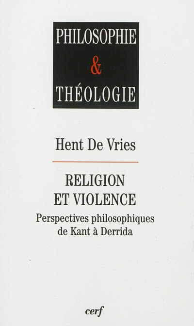 Front cover_Religion et violence