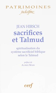 Front cover_Sacrifices et Talmud