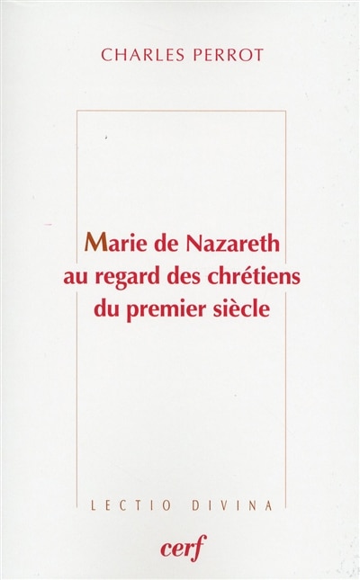 Couverture_Marie de Nazareth au regard des chrétiens du premier siècle
