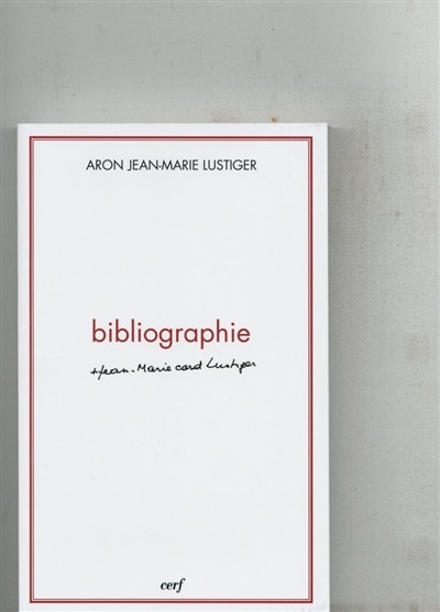 Front cover_Aron Jean-Marie Lustiger