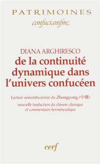 Front cover_De la continuité dynamique dans l'univers confucéen