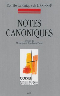 Front cover_Notes canoniques