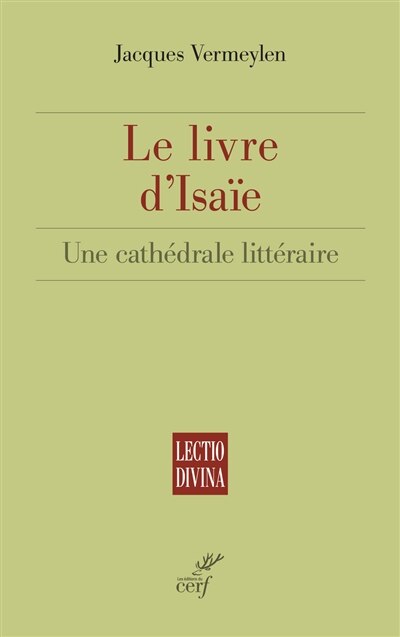 Front cover_Le livre d'Isaïe