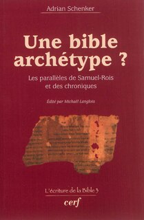 Front cover_Une Bible archétype ?