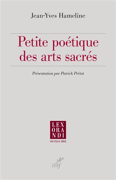 Couverture_Petite poétique des arts sacrés