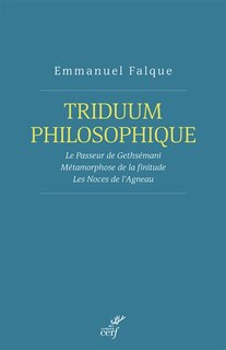 Front cover_Triduum philosophique