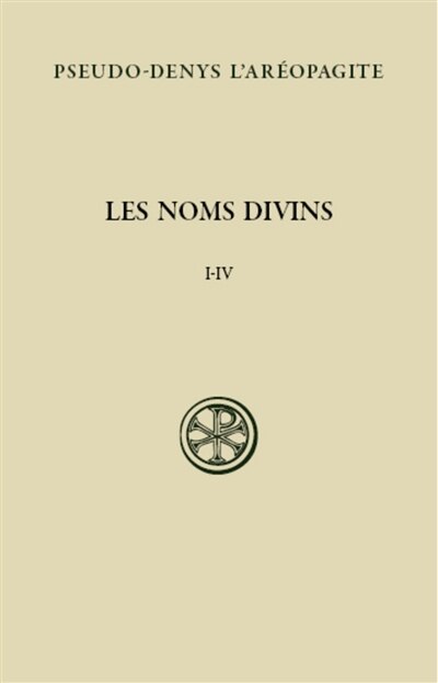 Front cover_Les noms divins : la théologie mystique, Vol. 1