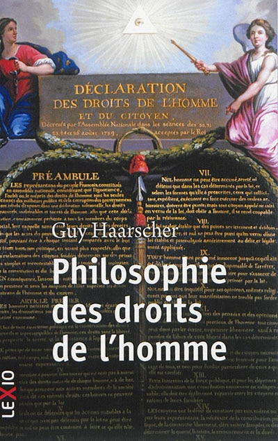 Front cover_Philosophie des droits de l'homme