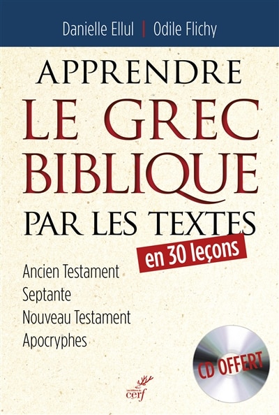 Couverture_Apprendre le grec biblique par les textes