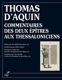Front cover_Commentaires des deux épîtres aux Thessaloniciens