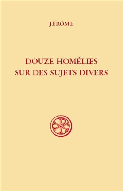 Front cover_Douze homélies sur des sujets divers