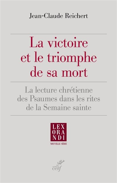 Front cover_La victoire et le triomphe de sa mort