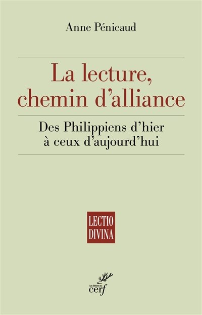 Front cover_La lecture, chemin d'alliance