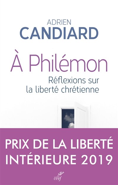 Couverture_A Philémon : réflexions sur la liberté chrétienne