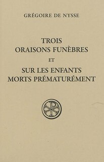 Front cover_Trois oraisons funèbres ; Sur les enfants morts prématurément