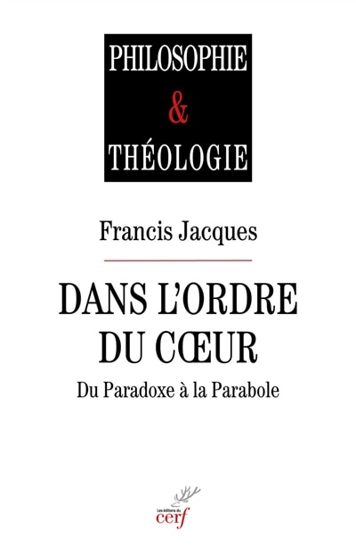 Front cover_Dans l'odre du coeur