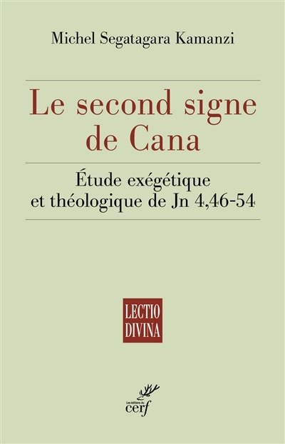 Couverture_Le second signe de Cana
