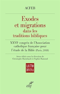 Front cover_Exodes et migrations dans les traditions bibliques