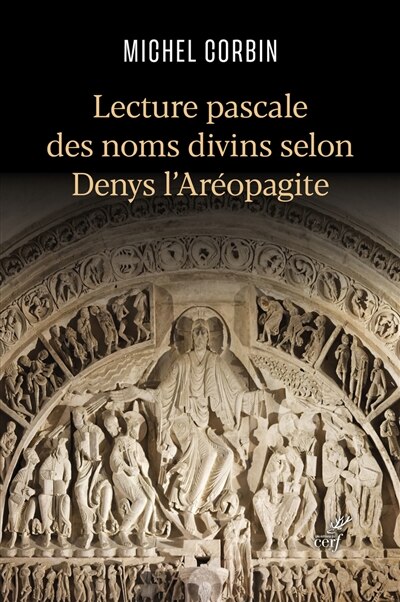 Front cover_Lecture pascale des noms divins selon Denys l'Aréopagite