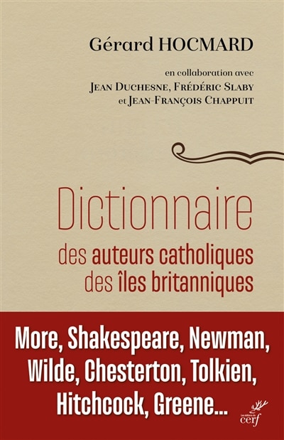Front cover_Dictionnaire des auteurs catholiques des îles Britanniques