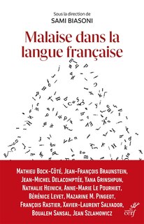 Front cover_Malaise dans la langue française