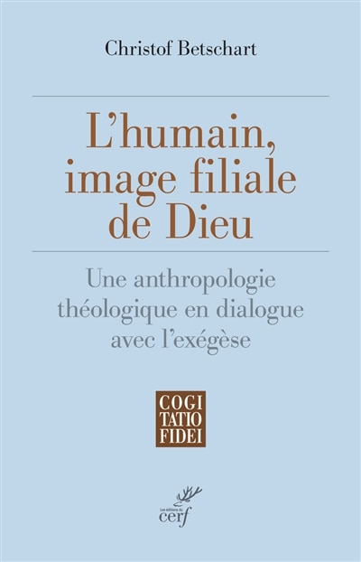 Couverture_L' humain, image filiale de Dieu