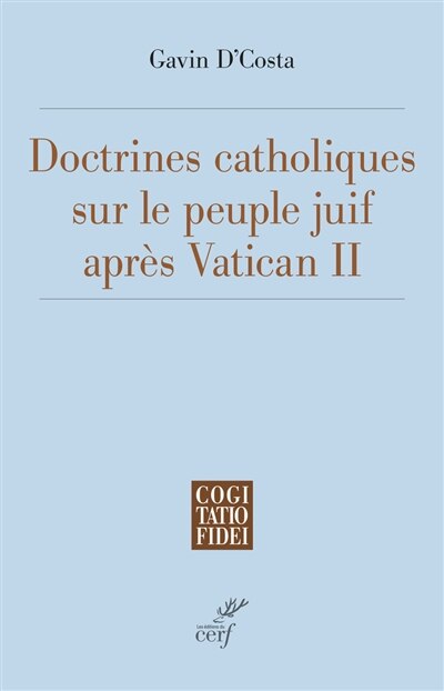 Front cover_Doctrines catholiques sur le peuple juif après Vatican II