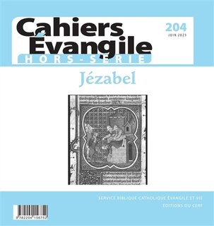 Couverture_Cahiers Evangile, supplément, n°204. Jézabel