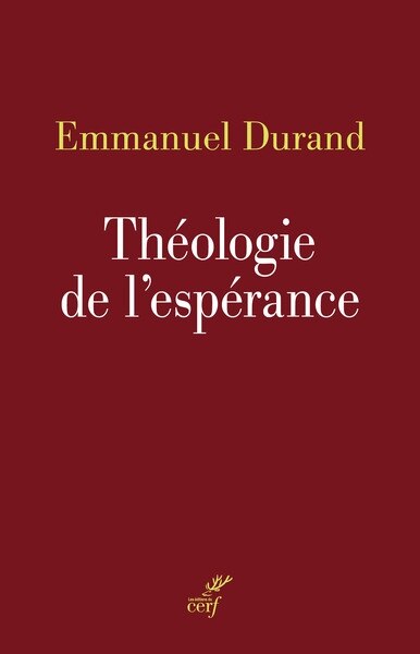 Front cover_Théologie de l'espérance